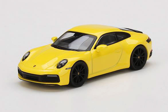 1/64 ポルシェ 911(992) カレラ 4S レーシングイエロー(左ハンドル