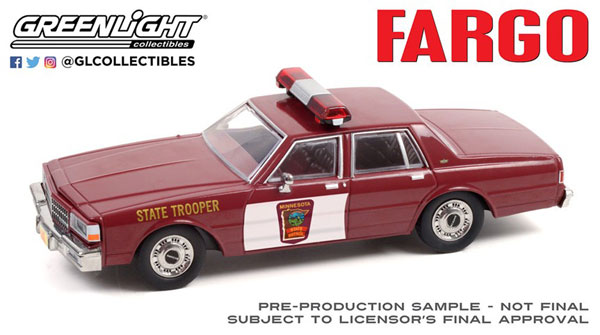 1/43 Fargo (1996) - 1987 Chevrolet Caprice - Minnesota State Trooper[グリーンライト]《在庫切れ》