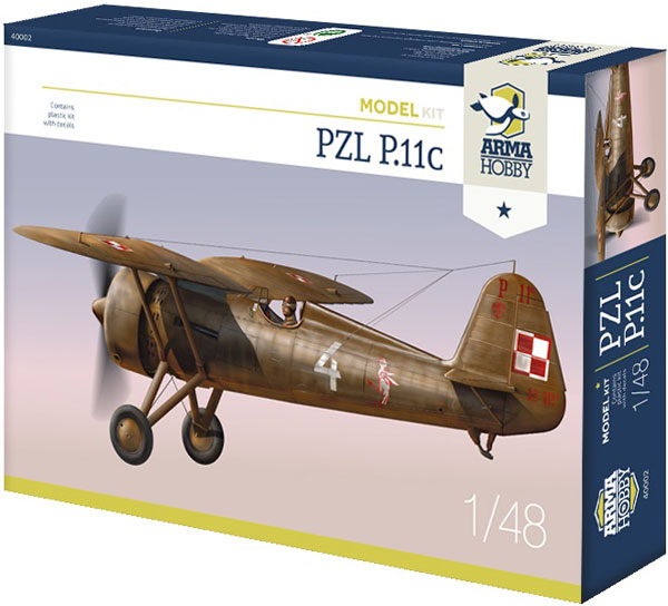 1/48 PZL P.11c プラモデル[Arma Hobby]《在庫切れ》