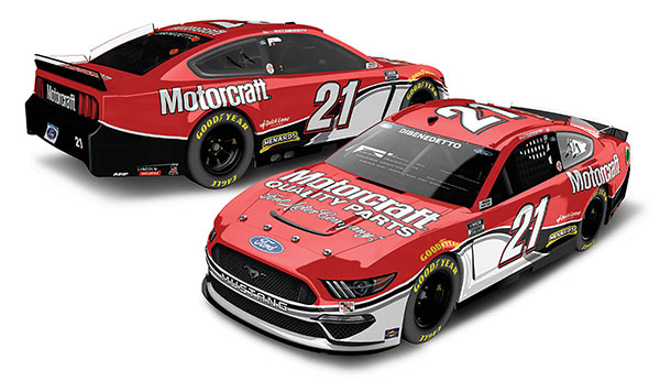 1/64 “マット・ディベネデット” #21 モータークラフト スローバック フォード マスタング NASCAR 2021[Lionel Racing]《在庫切れ》