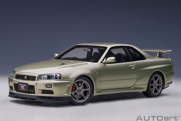 1/18 日産 スカイライン GT-R (R34) Vスペック II ニュル (ミレニアム