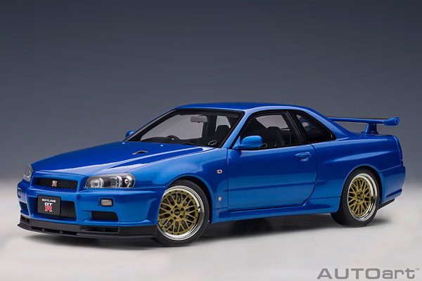 1/18 日産 スカイライン GT-R (R34) Vスペック II “BBS LM ホイール