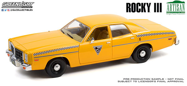 1/18 Artisan Collection - Rocky III (1982) - 1978 Dodge Monaco - City Cab Co.[グリーンライト]《在庫切れ》