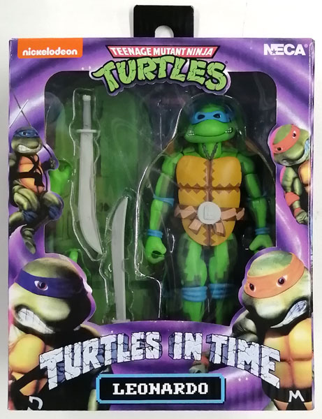 FIG TMNT タートルズ イン タイム 7インチ アクションフィギュア シリーズ1 LEONARDO