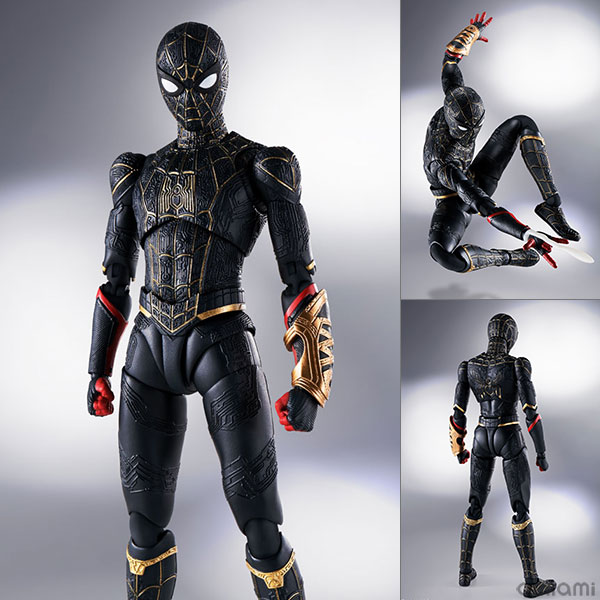 80%OFF!】 S.H.フィギュアーツ スパイダーマン ブラック ゴールド