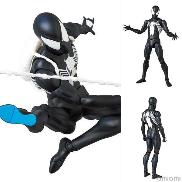 マフェックス No.168 MAFEX SPIDER-MAN BLACK COSTUME(COMIC Ver