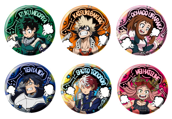 僕のヒーローアカデミア トレーディング ホログラム缶バッジ(発目ラボ) 6個入りBOX[読売テレビエンタープライズ]《在庫切れ》