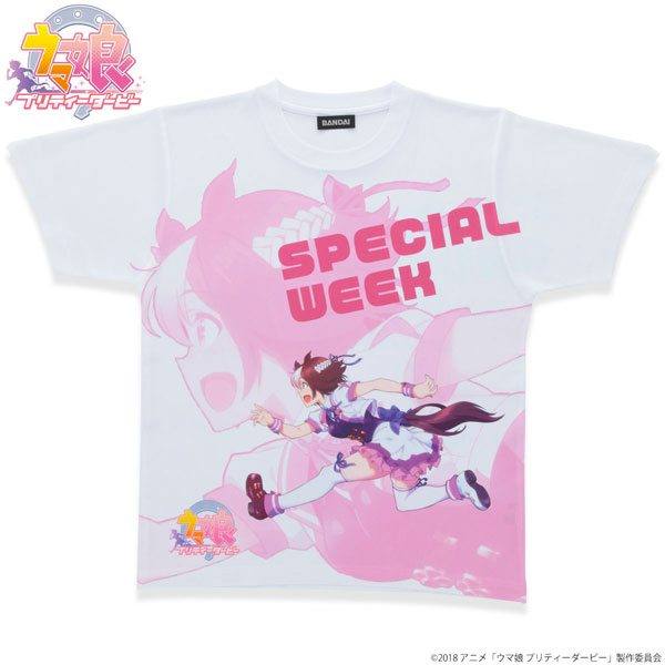 TVアニメ『ウマ娘 プリティーダービー』 フルパネルTシャツ M スペシャルウィーク[バンダイ]《在庫切れ》
