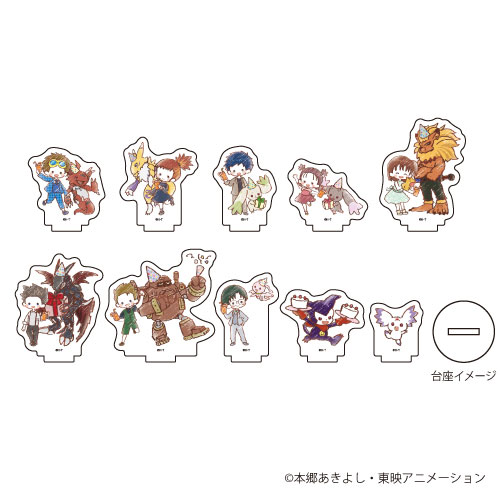 アクリルぷちスタンド　デジモンテイマーズ　お祝いver. グラフアート アクリルぷちスタンド「デジモンテイマーズ」01/お祝いver. グラフ
