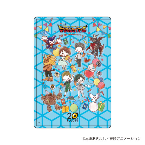 キャラクリアケース「デジモンテイマーズ」02/お祝いver.集合デザイン