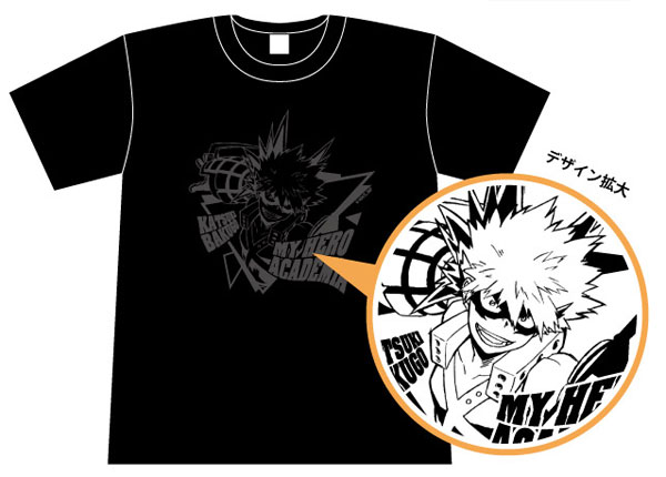 僕のヒーローアカデミア samecolorTシャツ 爆豪勝己 Lサイズ