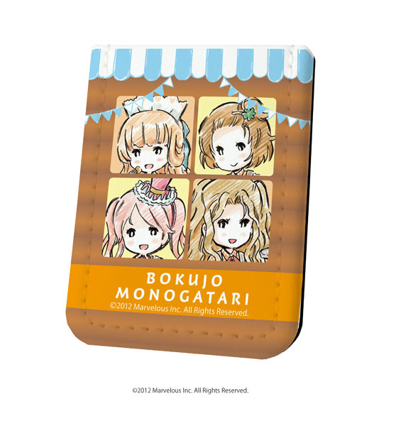 レザーフセンブック「牧場物語 はじまりの大地」02/カフェver. フェリシア＆ミシェル＆ティーナ＆魔女さま(グラフアート)[A3]《在庫切れ》