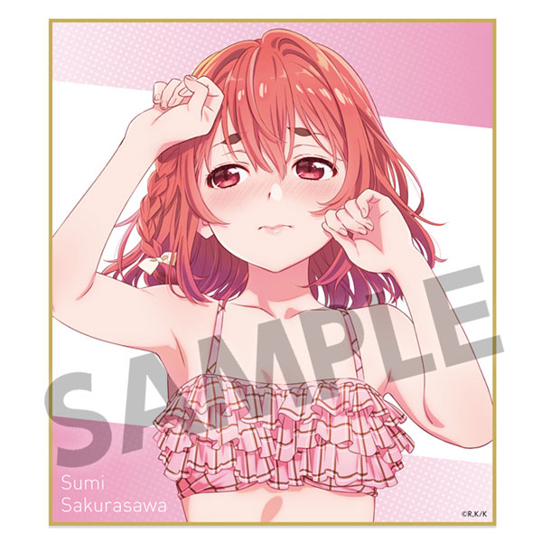 彼女、お借りします ミニ色紙 桜沢墨 水着 ver.[ホビーストック