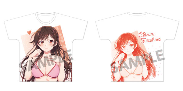 彼女、お借りします フルグラフィックTシャツ 水原千鶴 水着 ver. M