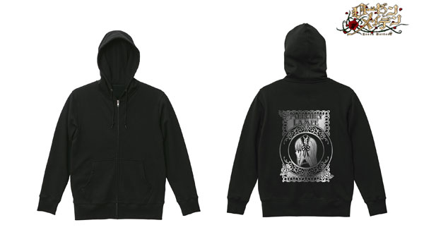 ローゼンメイデン 水銀燈 箔プリントジップパーカー メンズ M[アルマビアンカ]《在庫切れ》