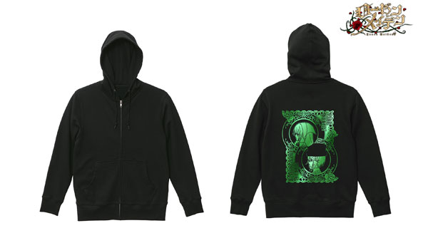 ローゼンメイデン 翠星石＆蒼星石 箔プリントジップパーカー レディース XL[アルマビアンカ]《在庫切れ》