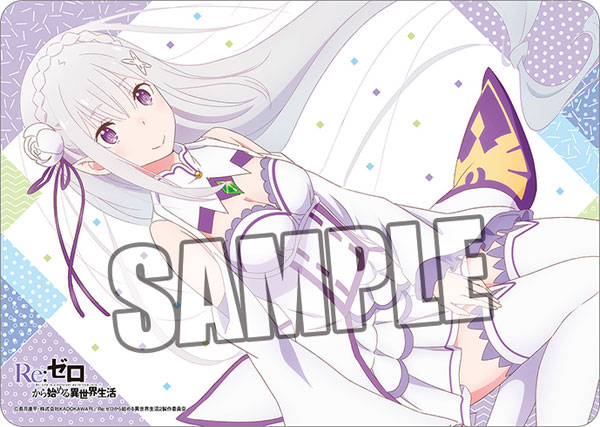 キャラクター万能ラバーマット Re：ゼロから始める異世界生活「エミリア」Ver.2[ブロッコリー]《在庫切れ》