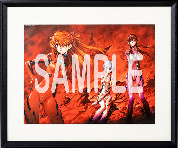 プリモアート　貞本義行「新世紀エヴァンゲリオン」B4複製原画 B　綾波レイ 貞本義行「新世紀エヴァンゲリオン」B4複製原画 A（KADOKAWA