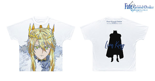 Fate/Grand Order -神聖円卓領域キャメロット- 後編 獅子王 Ani-Art フルグラフィックTシャツ ユニセックス S