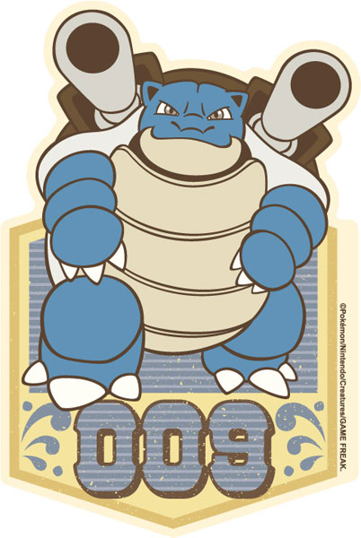 ポケットモンスター トラベルステッカー レトロステッカーコレクション 10.カメックス[エンスカイ]《在庫切れ》