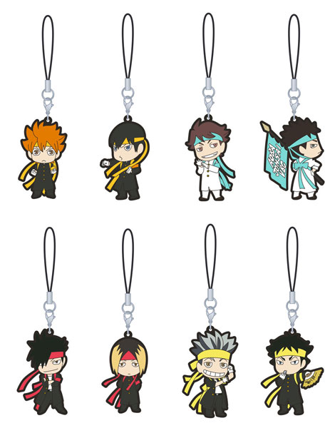 ハイキューにとたんラバーストラップ応援団缶バッジフルカラーアニメイト