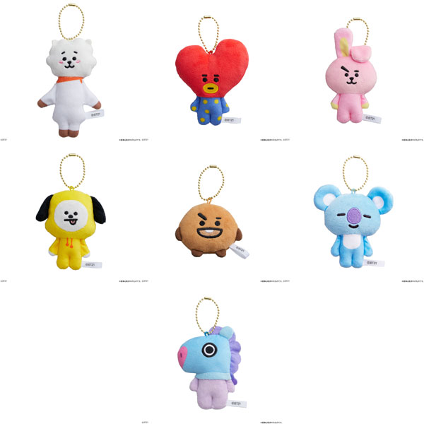 BT21 Fuwa Fuwa Mascot★ 10個入りBOX (食玩)[バンダイ]《在庫切れ》