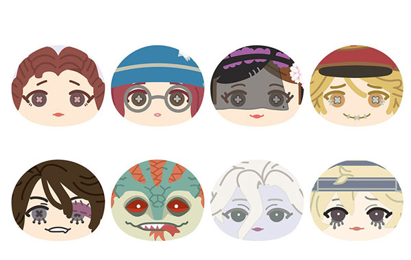 Identity おまんじゅうにぎにぎマスコット 特典 写真家 3点セット Identity V おまんじゅうにぎにぎマスコット3 8個入りBOX[エンスカイ