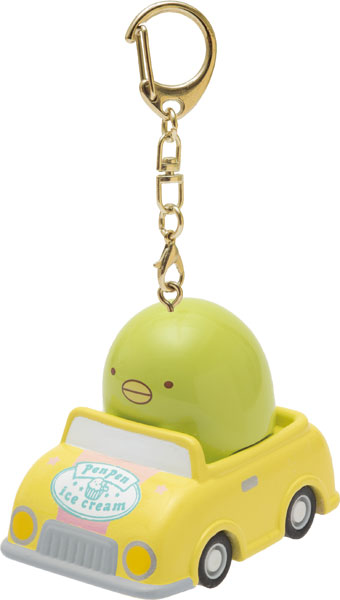 AB05102 キーホルダーマーケット すみっコぐらし ミニカーキーホルダー ぺんぎん？[サンエックス]《在庫切れ》