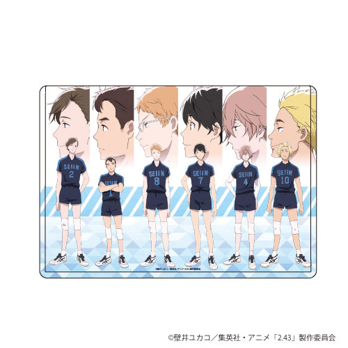 キャラクリアケース「2.43 清陰高校男子バレー部」01/整列デザイン[A3]《在庫切れ》