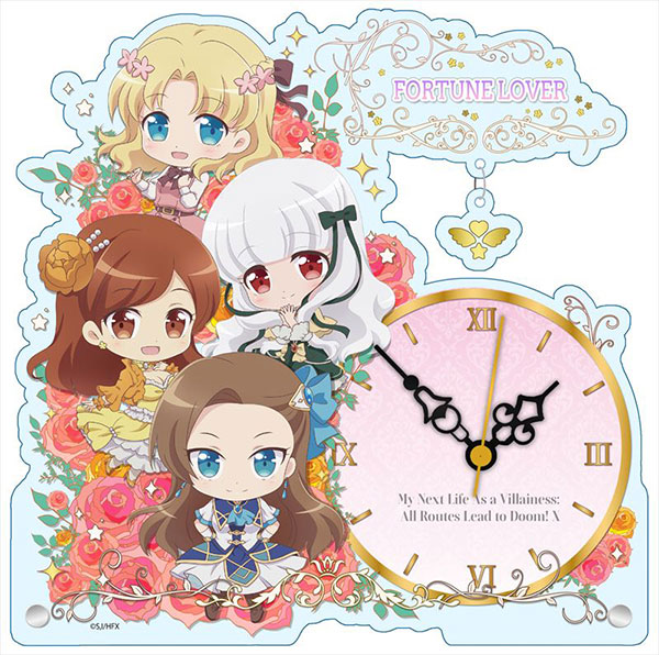 乙女ゲームの破滅フラグしかない悪役令嬢に転生してしまった…X ぷちちょこ アクリル置時計 B[シーズナルプランツ]《在庫切れ》