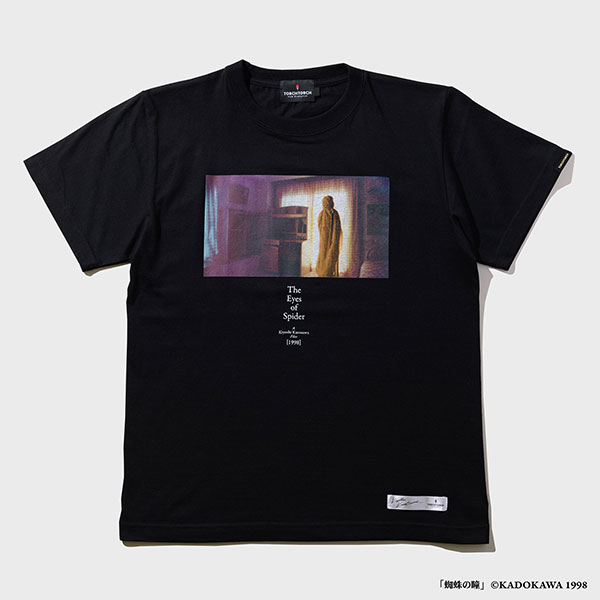 TORCH TORCH/ 黒沢清 アパレルコレクション： 蜘蛛の瞳 T-Shirt ブラック Mサイズ[TORCH TORCH]《在庫切れ》