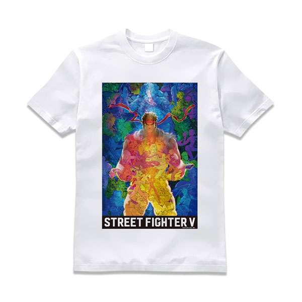 ストリートファイターV オリジナルTシャツ(集合)ホワイト XXLサイズ 