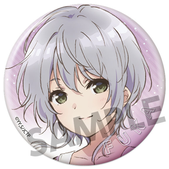 弱キャラ友崎くん 描き下ろし76mm缶バッジ 菊池風香 ワンピース