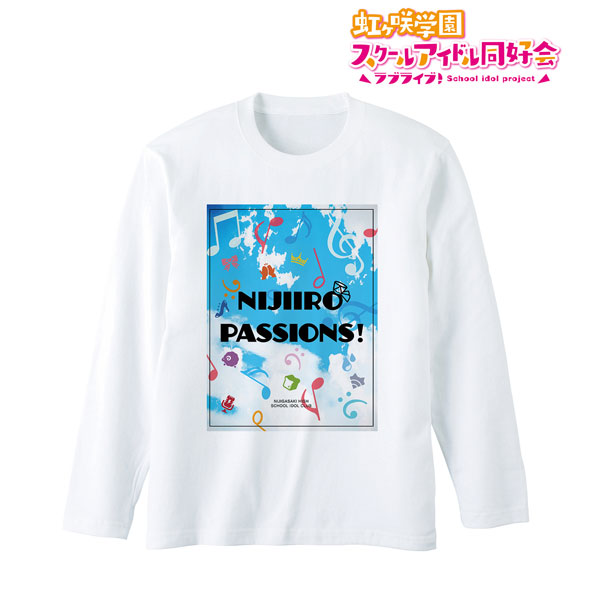 ラブライブ！虹ヶ咲学園スクールアイドル同好会 虹色Passions！ ロングTシャツ ユニセックス L[アルマビアンカ]《在庫切れ》