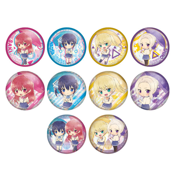 カノジョも彼女 傘っこトレーディング缶バッジ 10個入りBOX[アルジャーノンプロダクト]《在庫切れ》
