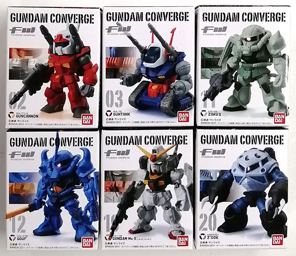 FW GUNDAM CONVERGE SELECTION 全6種セット