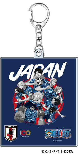 ONEPIECE サッカー日本代表ver アクリルキーホルダー ONEPIECE サッカー日本代表ver アクリルキーホルダー
