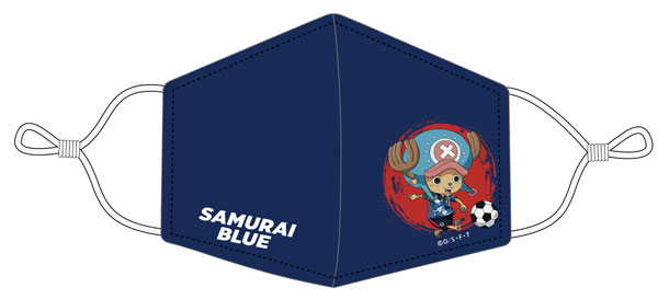 One Piece 冷感マスク サッカー日本代表ver チョッパー ベストスカイ 発売済 在庫品