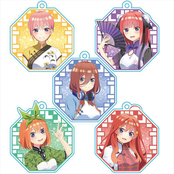 五等分の花嫁∬ トレーディングアクリルチェーン vol.1 5個入りBOX[アズメーカー]《在庫切れ》