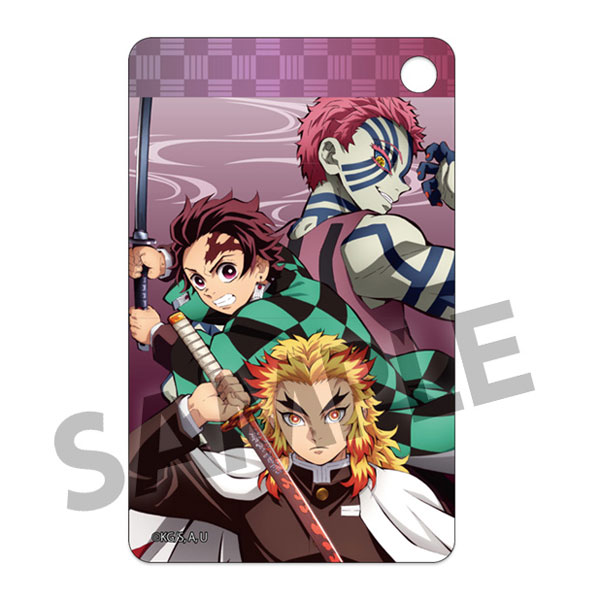 鬼滅の刃 パスケース vol.2 竈門炭治郎＆煉獄杏寿郎＆猗窩座 A[ホビーストック]《在庫切れ》