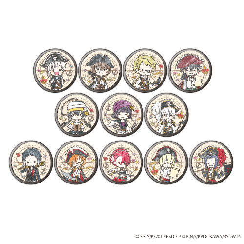 缶バッジ「文豪ストレイドッグス」14/パイレーツver. グラフ