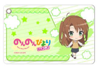 のんのんびより のんすとっぷ スリムソフトパスケース 越谷小鞠SD[キャラモード]《在庫切れ》