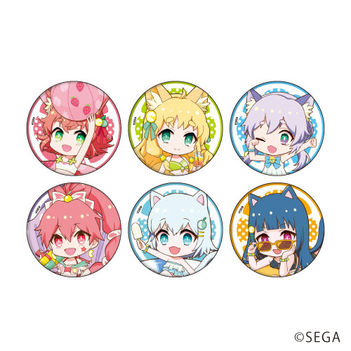 セガUFO限定 maimai でらっくす キャラクター人気投票 缶バッジ