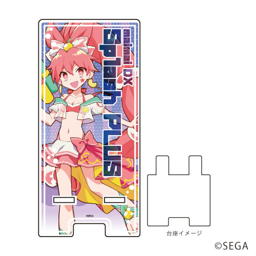 maimai MILK PLUS はりぴたキャラフック ラズ 2個セット スマキャラスタンド「maimai でらっくす Splash PLUS」01/水着ver