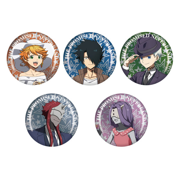 アニメ「約束のネバーランド season2」 トレーディングメタル缶バッジ 5個入りパッケージ[フィルター・インク]《在庫切れ》