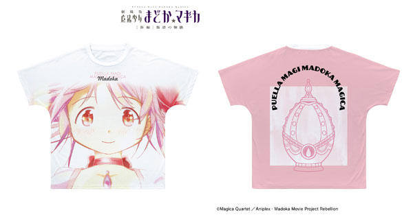 劇場版 魔法少女まどか☆マギカ[新編] 鹿目まどか Ani-Art aqua label フルグラフィックTシャツ ユニセックス  S[アルマビアンカ]《在庫切れ》