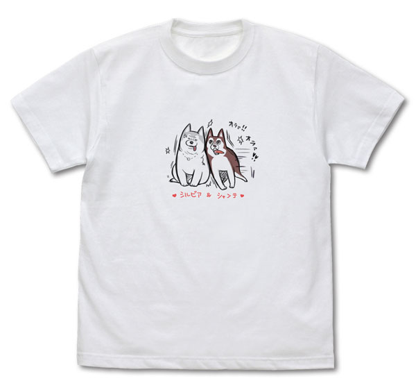 ハマジ シルビア＆シャンテの落書 Tシャツ/WHITE-S[コスパ]