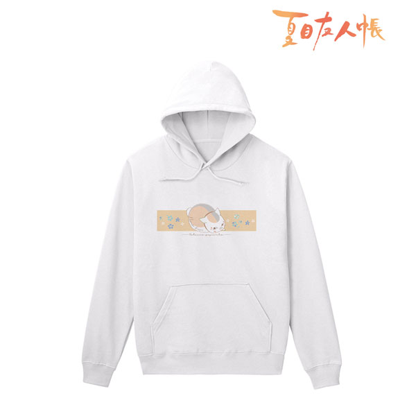 夏目友人帳 ニャンコ先生 lette-graph パーカー 橙 レディース XXXL[アルマビアンカ]《在庫切れ》