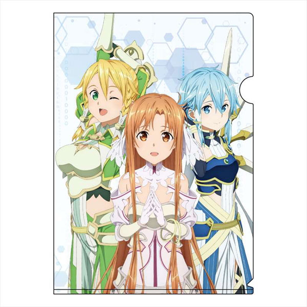 A4クリアファイル3枚　SAO ソードアート　アスナ A4クリアファイル3枚 SAO ソードアート アスナ（ソードアート