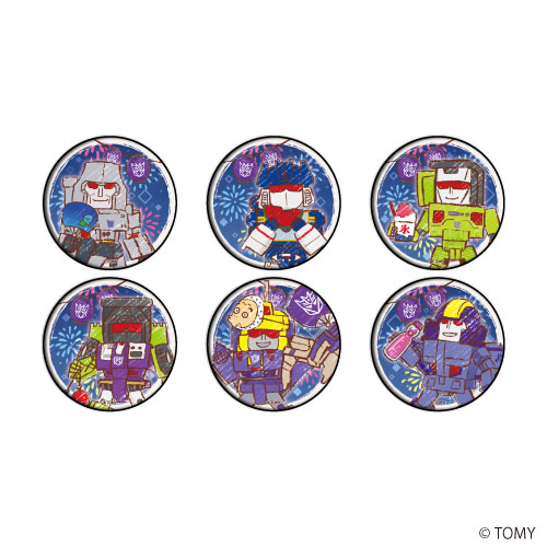 缶バッジ「トランスフォーマー」16/夏祭りver. グラフアート 6個入り